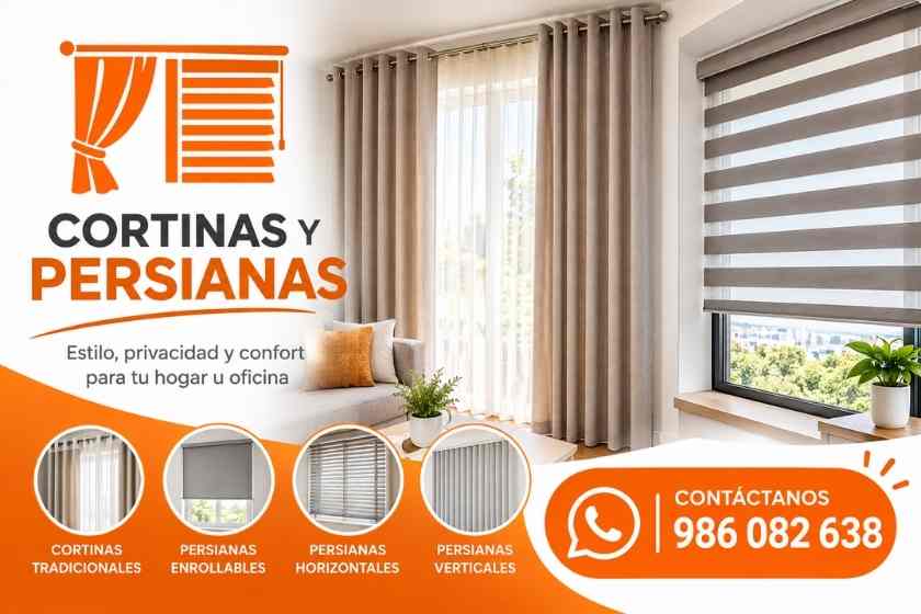 cortinas y persianas