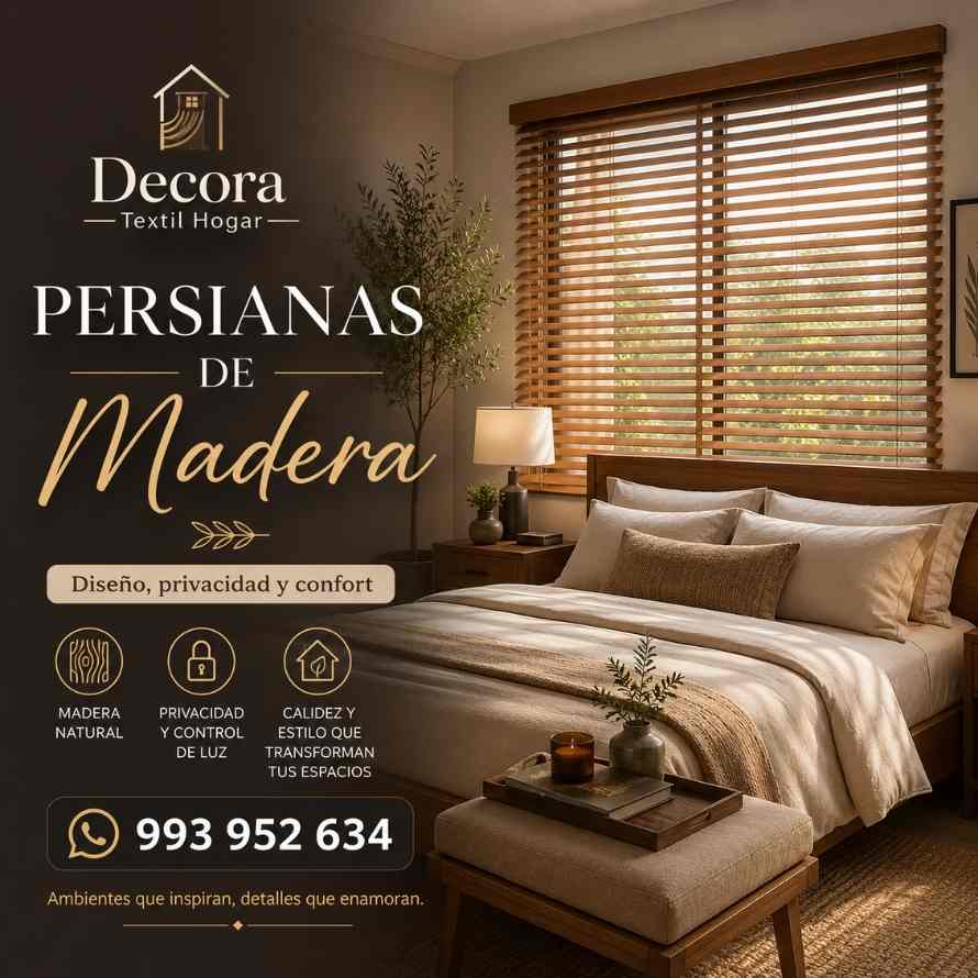 persiana de madera
