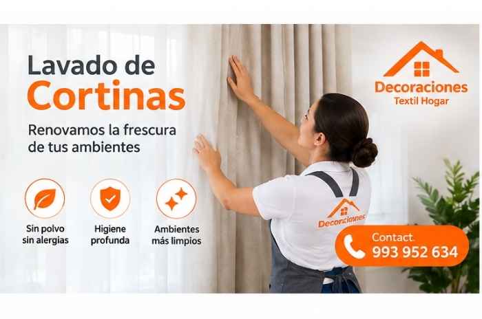 Lavado de Cortinas a Domicilio