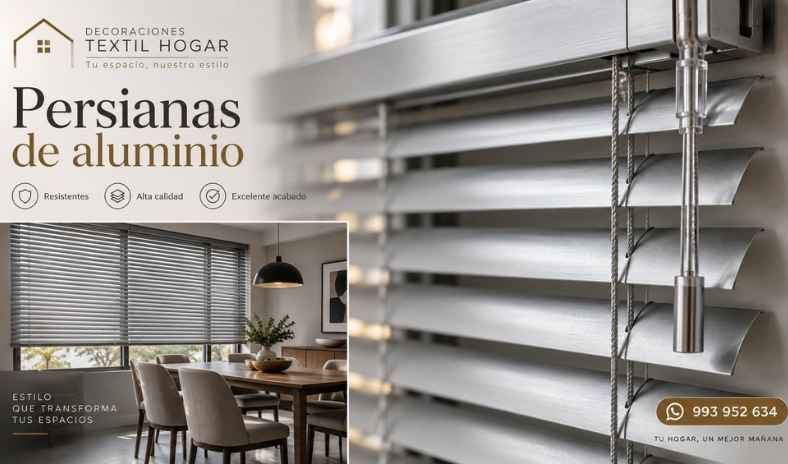 Persianas de Aluminio